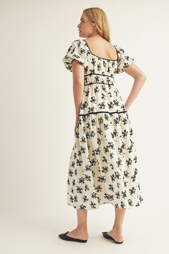 PRAIRIE FLORAL MIDI DRESS