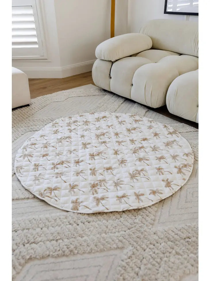 QUILTED LINEN PLAYMAT