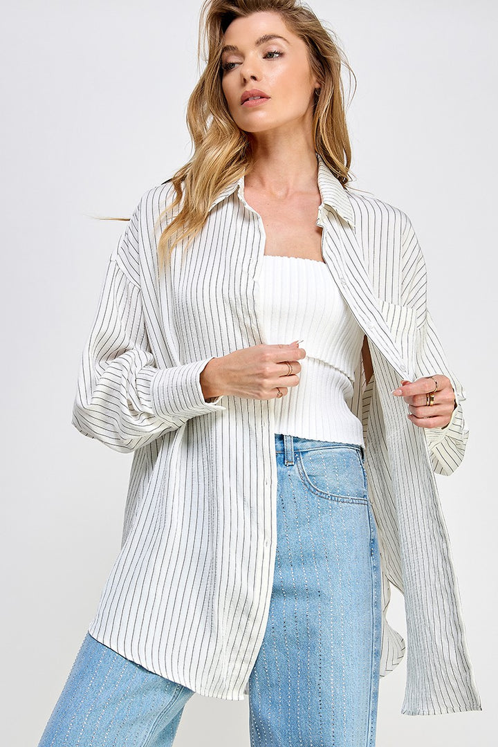 STRIPE BUTTON DOWN