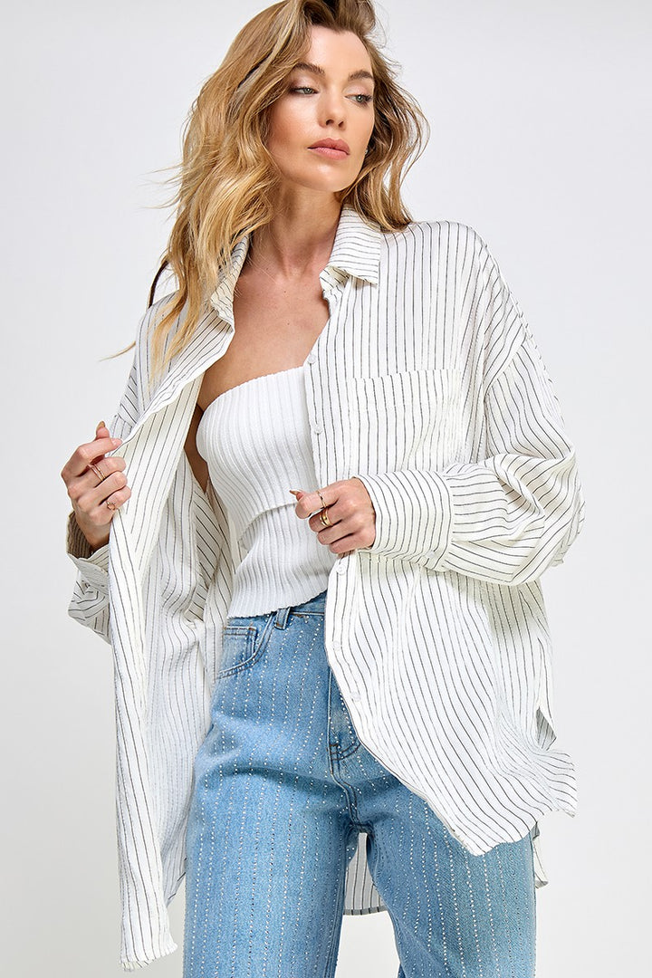 STRIPE BUTTON DOWN