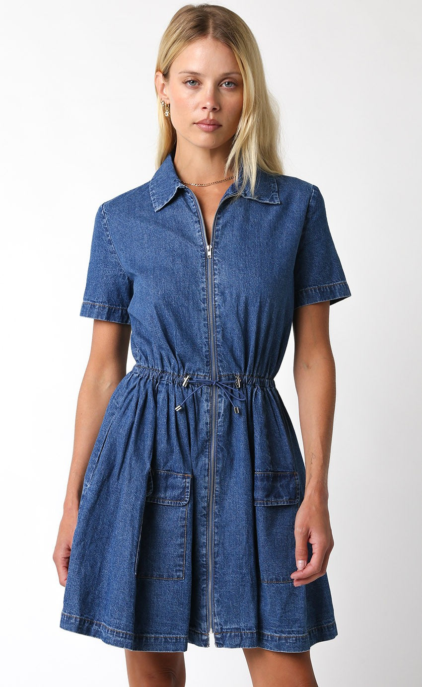 RHONDA DENIM DRESS