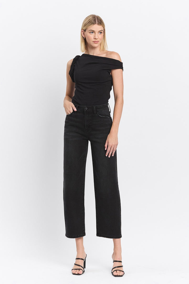 SUPER HIGH RISE WIDE BARREL JEANS