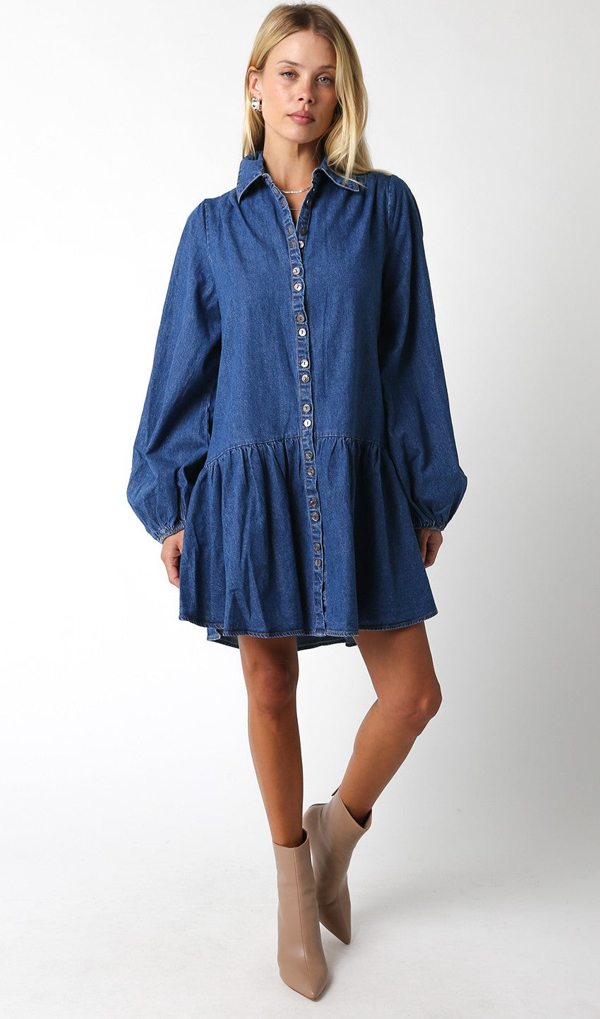 MARGARET DENIM DRESS