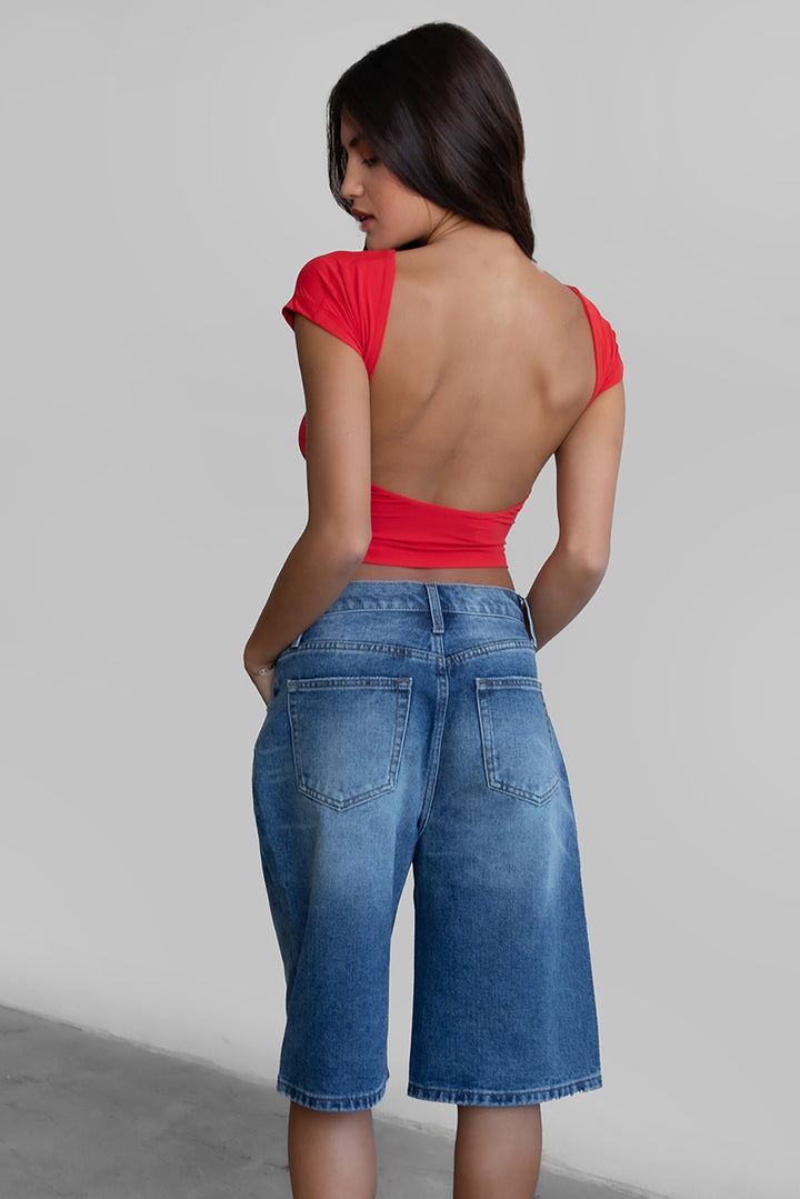 KENDALL OPEN BACK TOP