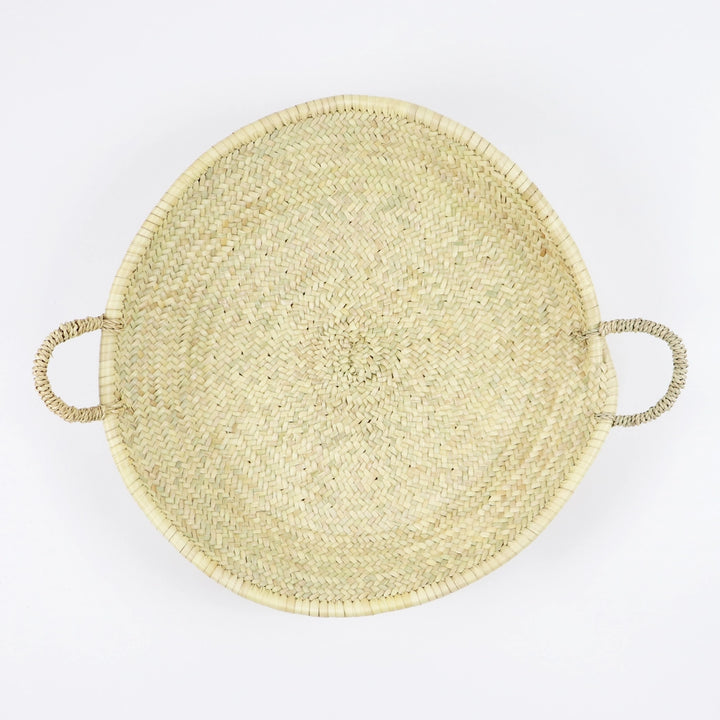 MOROCCAN STRAW WOVEN PLATE