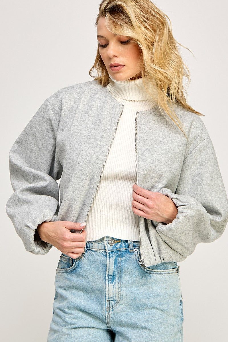 SOFT BOMBER JACKET