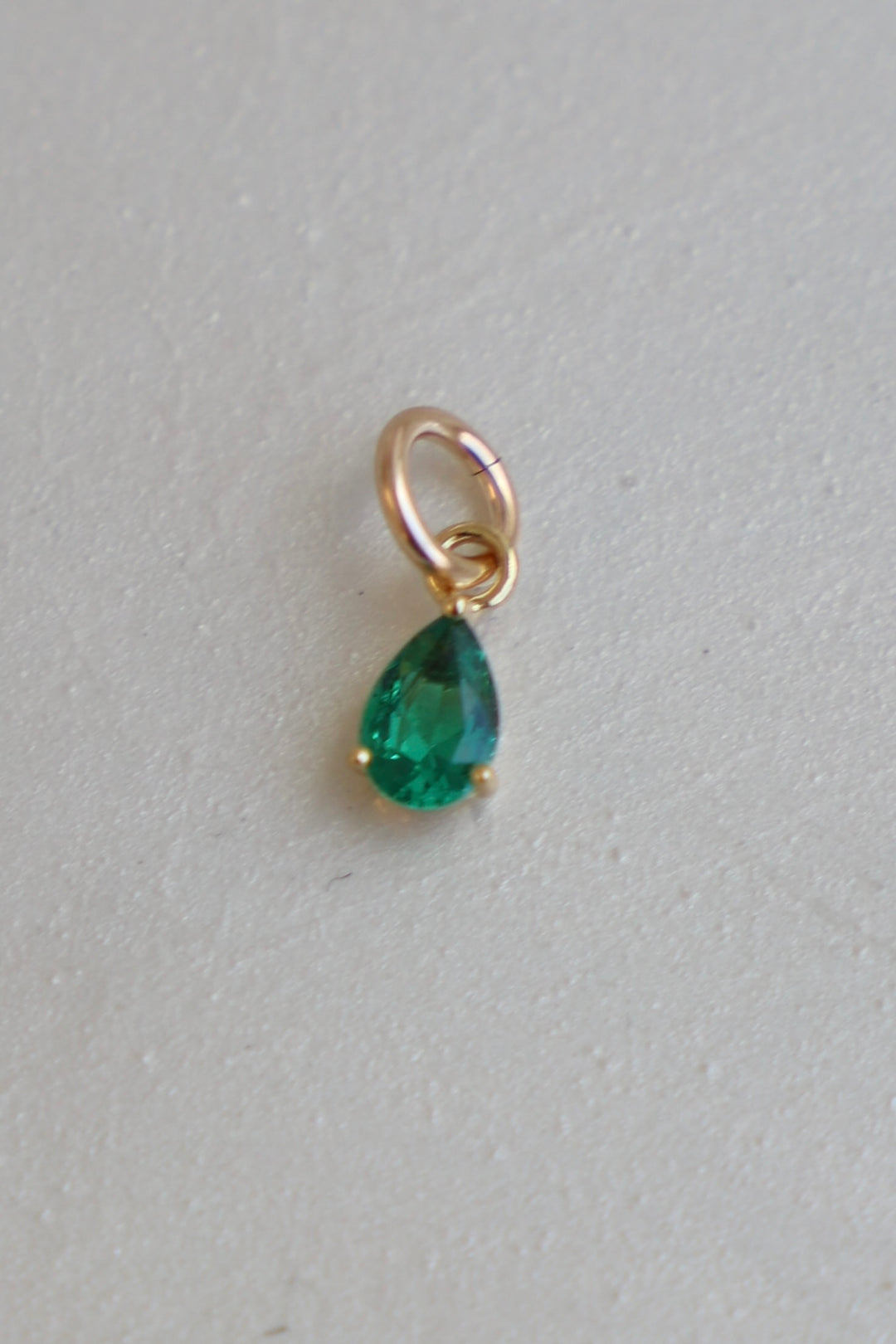 TEARDROP BIRTHSTONE CHARM