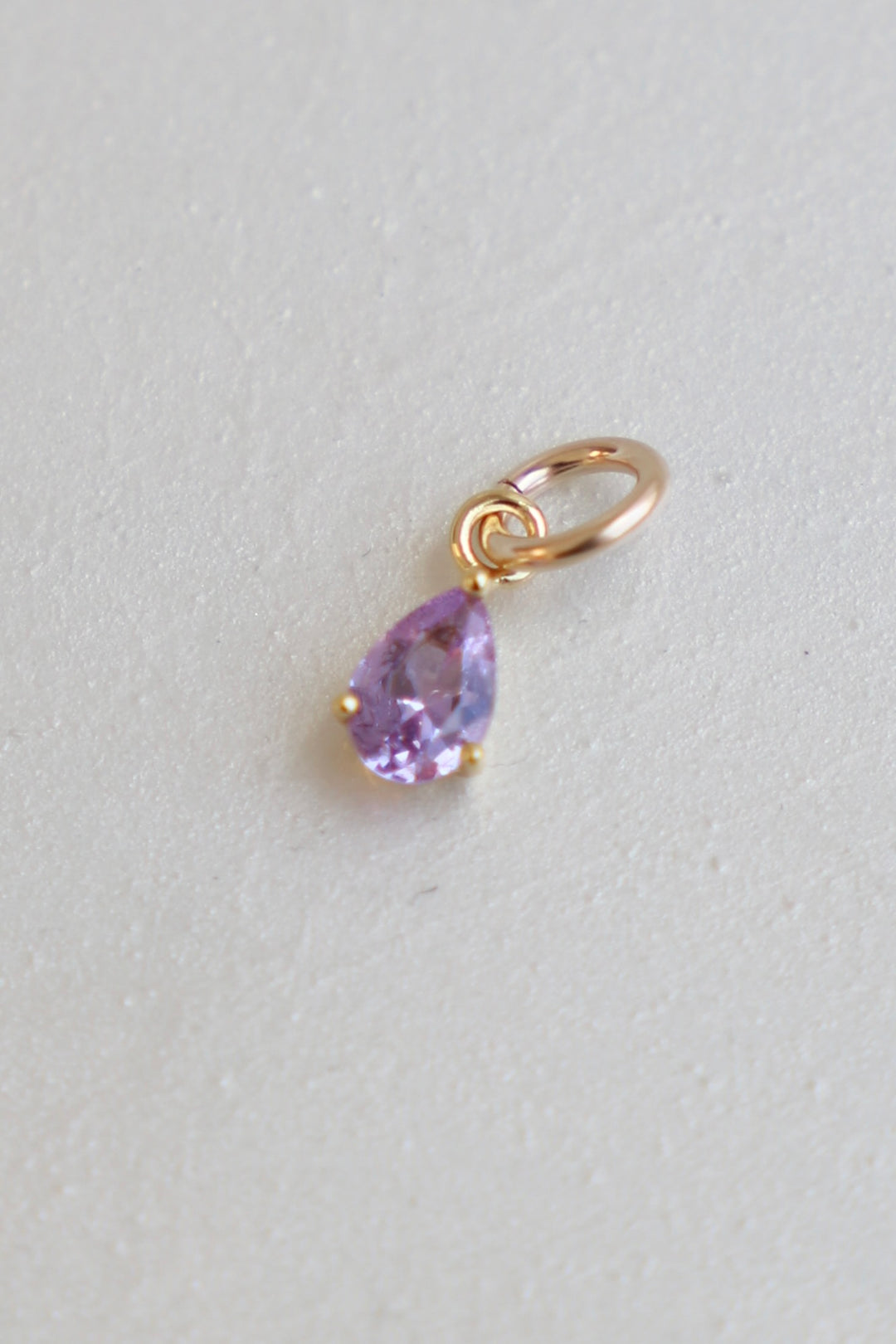 TEARDROP BIRTHSTONE CHARM