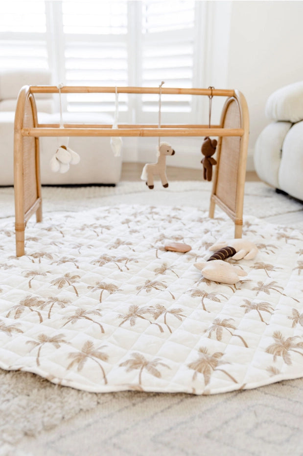 QUILTED LINEN PLAYMAT