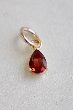 TEARDROP BIRTHSTONE CHARM