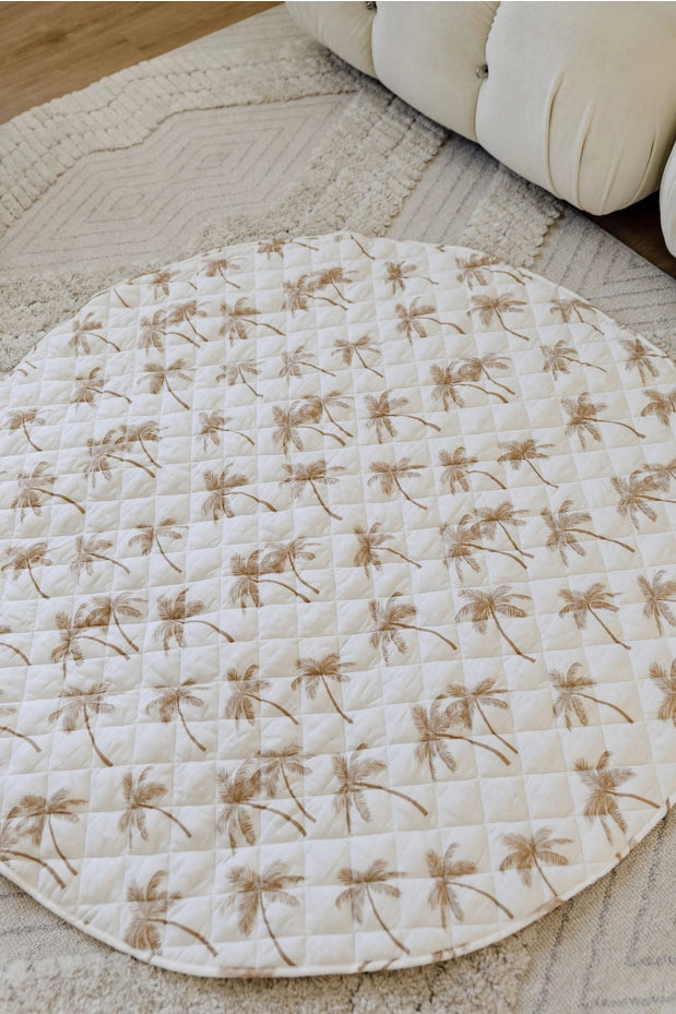 QUILTED LINEN PLAYMAT