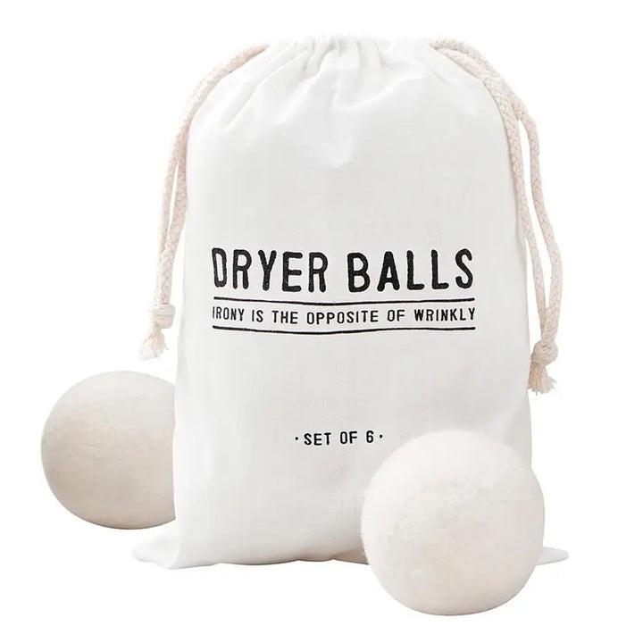 WOOL DRYER BALLS-SET OF 6