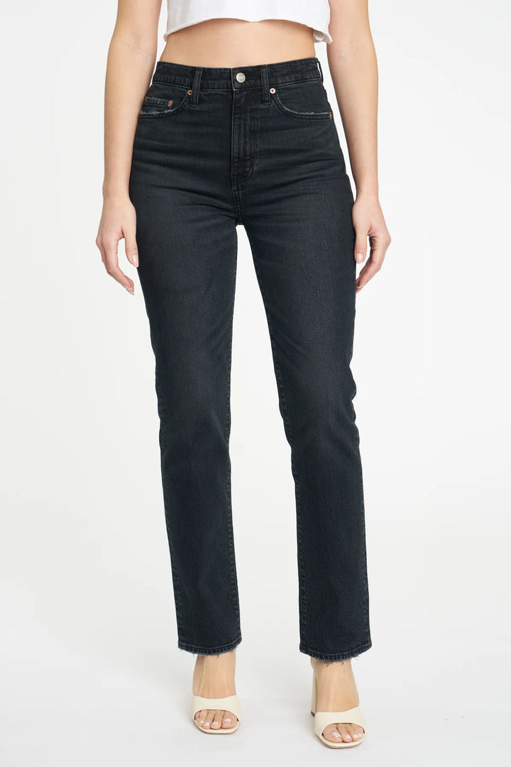 SMARTY PANTS HIGH RISE SLIM STRAIGHT JEA