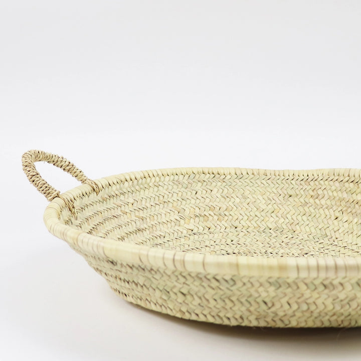 MOROCCAN STRAW WOVEN PLATE