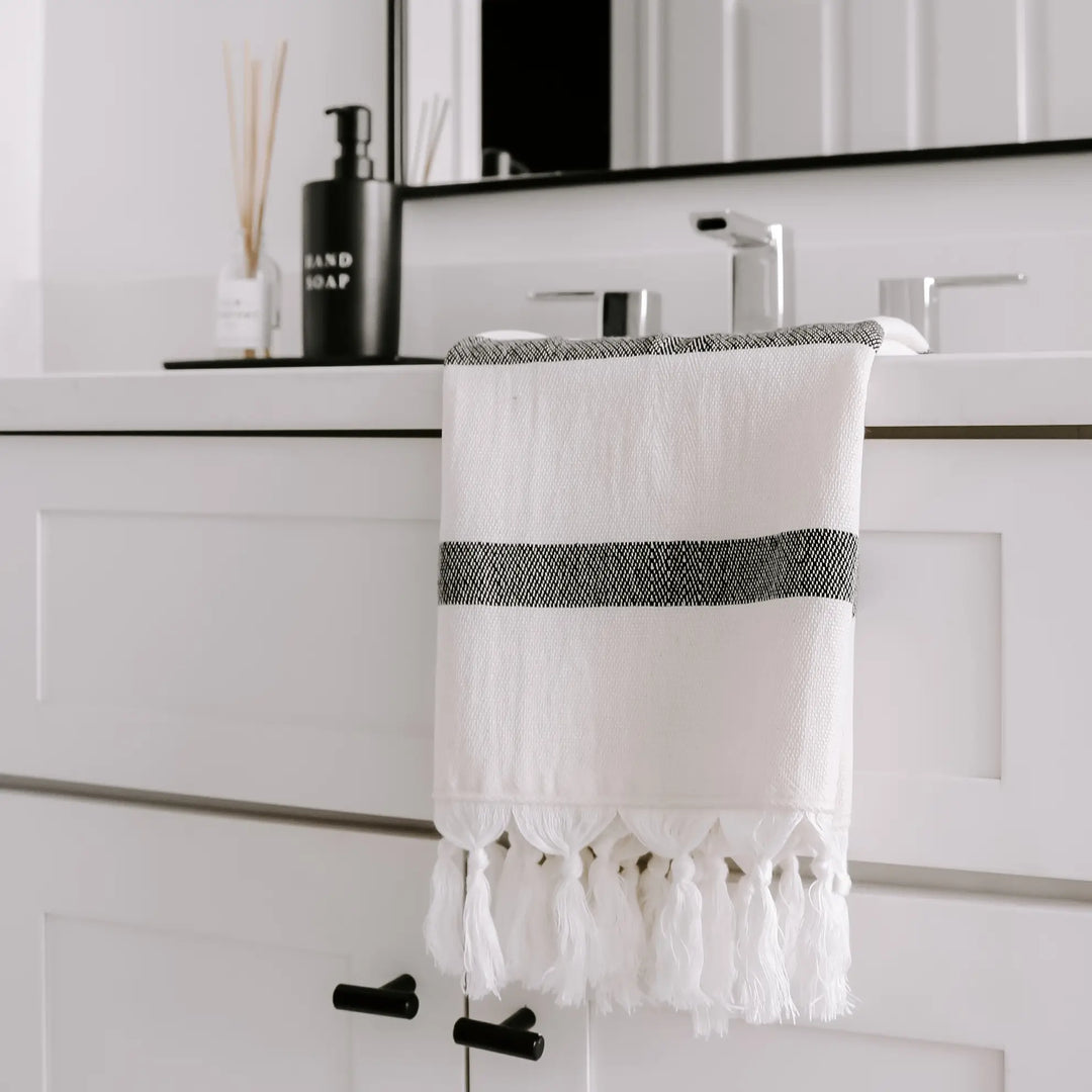 TURKISH HAND TOWEL- ONE STRIPE