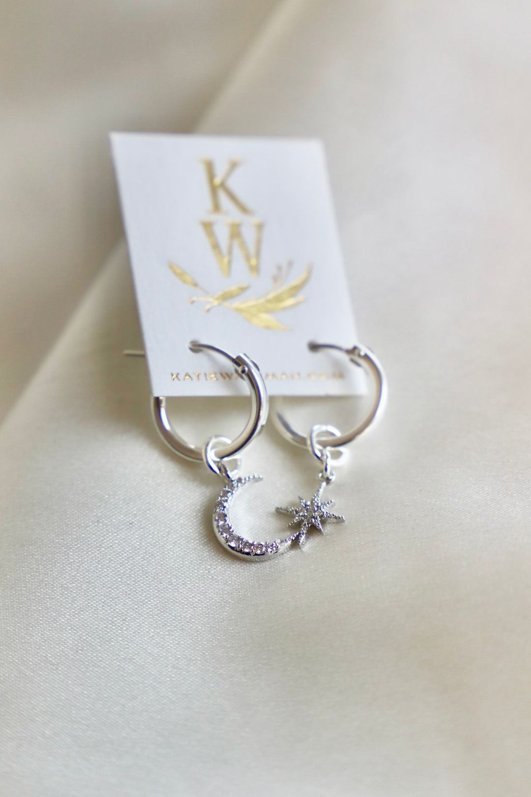 CELESTIAL STAR AND MOON HOOPS