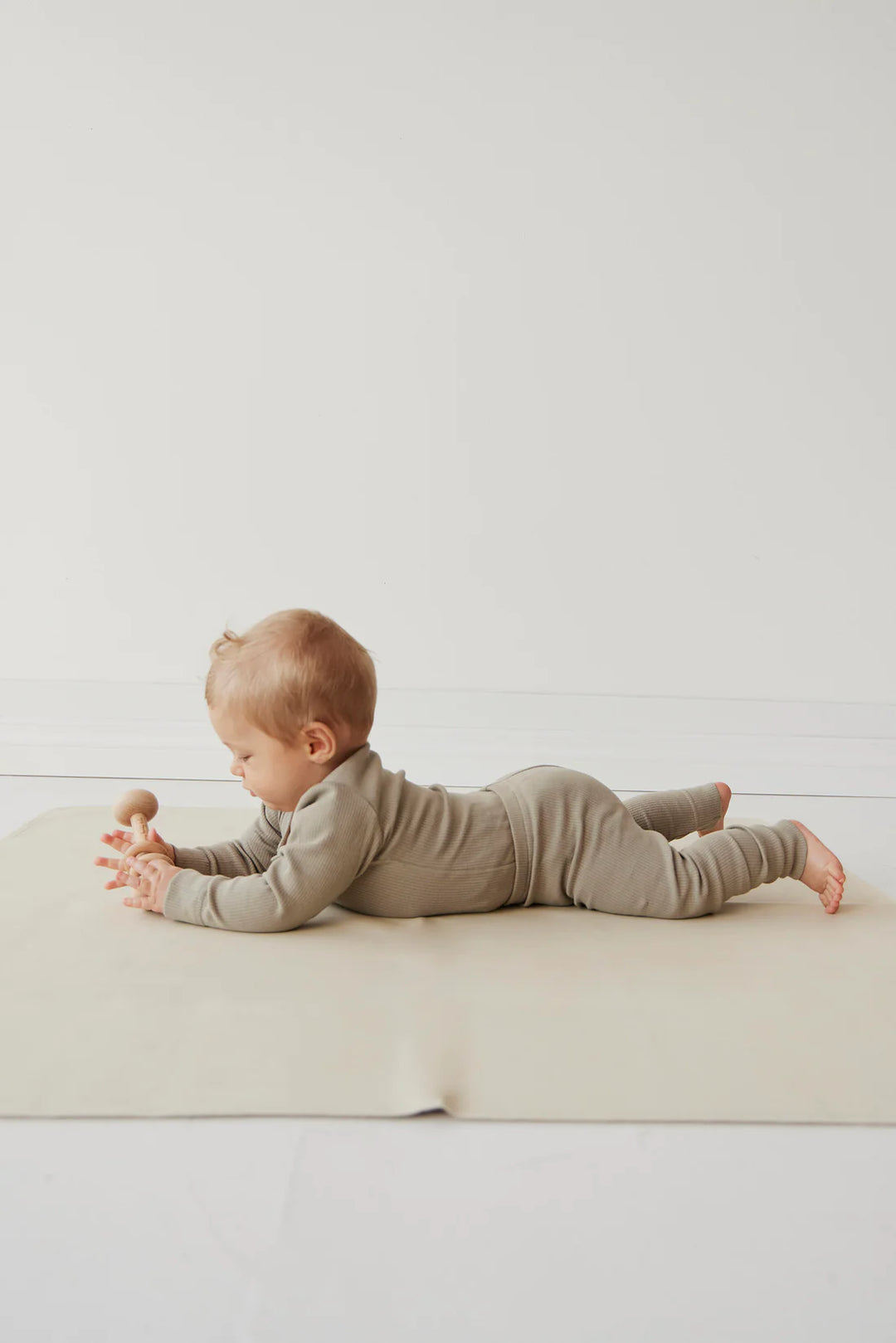 ORGANIC COTTON FINE RIB LEGGING