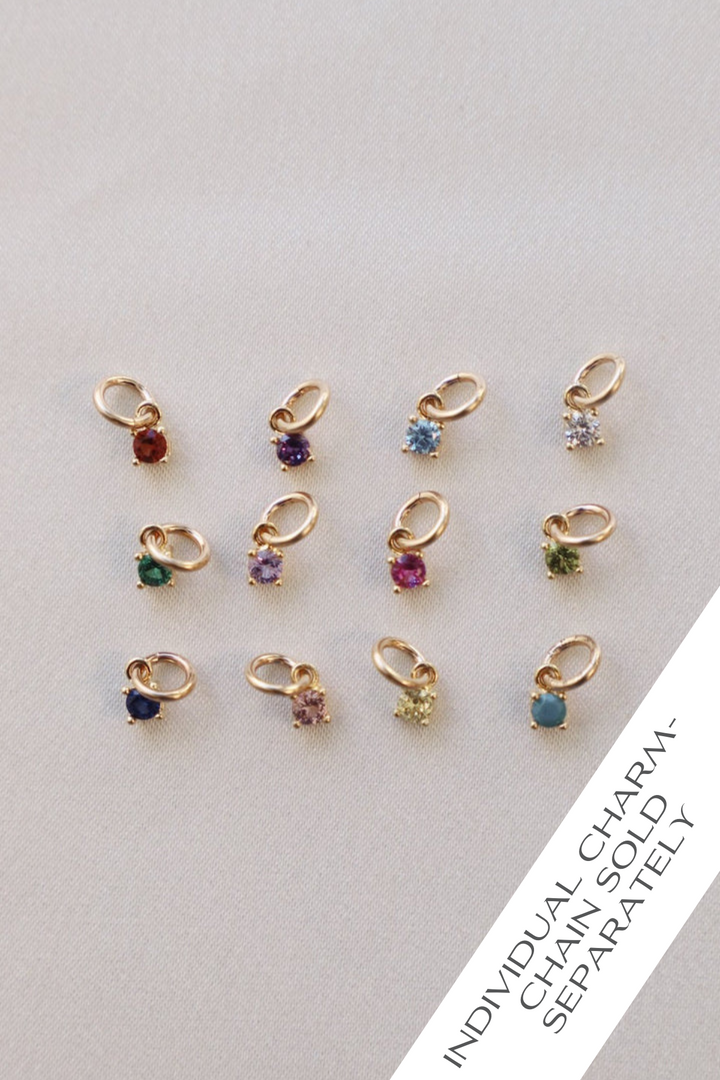 BIRTHSTONE CHARM