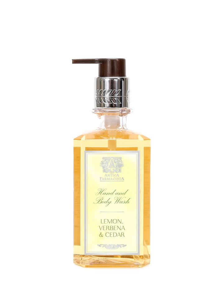 LEMON VERBENA CEDAR HAND AND BODY WASH 10oz